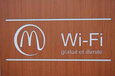 Magasin connecté: McDONALD'S propose le Wifi gratuit